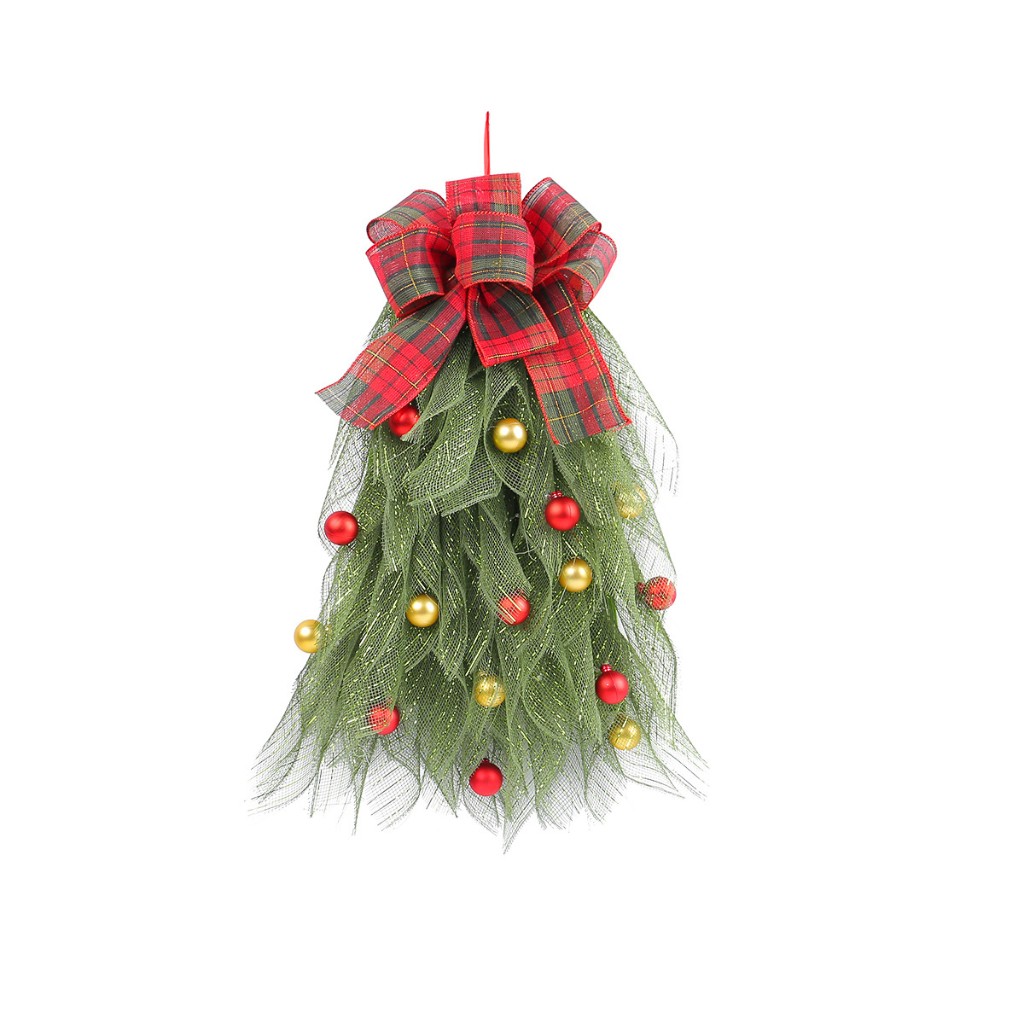 Christmas,Friendship Gifts,Thank You,Christmas Ball Net Garland Door Hanging – Decoration Props